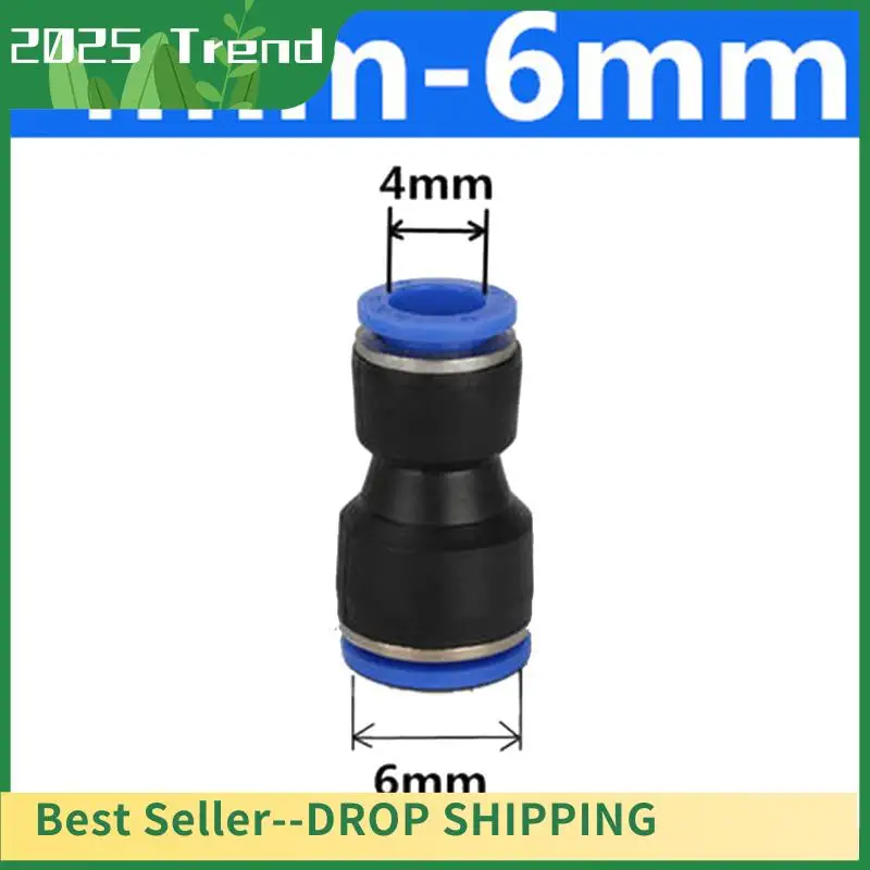 Лот 100 шт. PG4-6 мм 6-8 мм 6-10 мм воздушный пневматический фитинг пластиковый One Touch в прямые фитинги быстрые разъемы PG6-4
