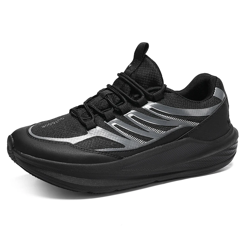 

Extra Wide Feet Men Mesh Athletic Sneakers Lightweight Breathable Casual Trainers Shock Absorb Insole Outdoor Jogging Footwear