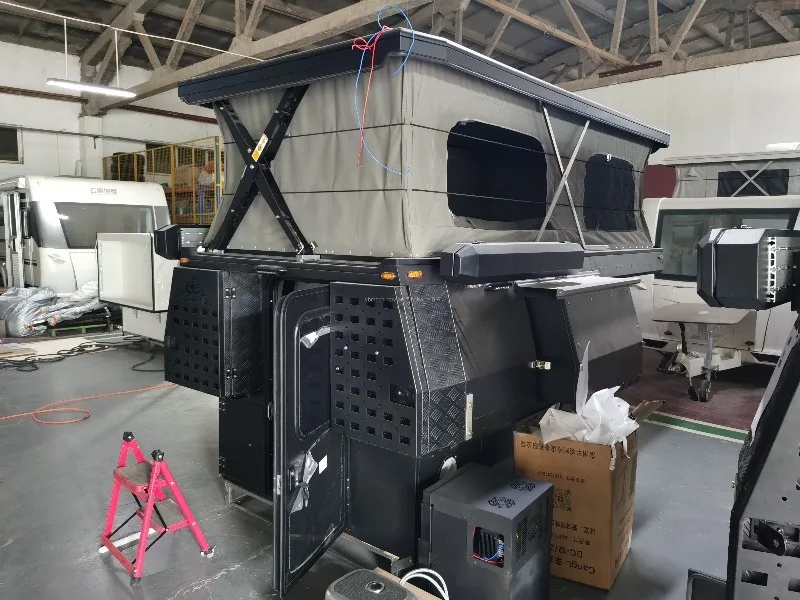 Pickup Truck Camper Pop Up Expedition with Shower for Off Road Adventure Camping and Overland Travel Customize
