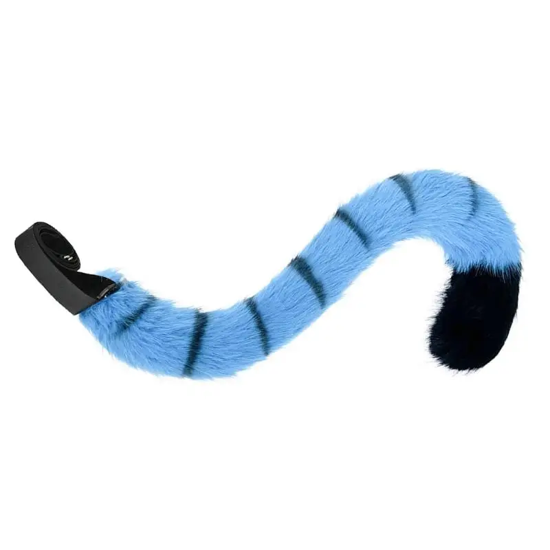 652F Plush Animal Ears Headbands With Detachable Tail Costume Hairpieces for Childrens Halloween Dressing Up Event