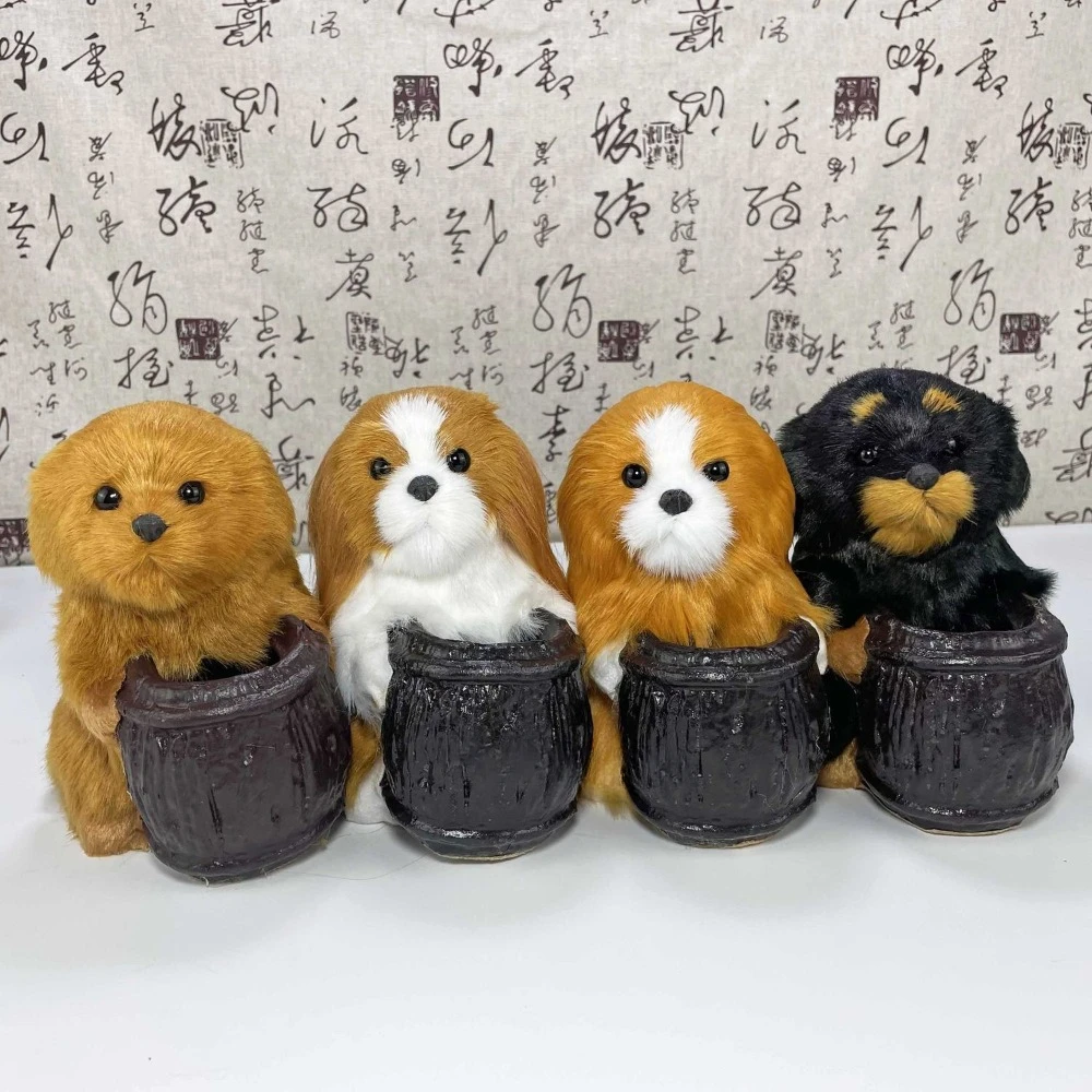 

Simulation Animal Desktop Ornament Pen Holder, Literary Artistic Creative Cartoon Desktop Simple Storage Box Decoration Crafts