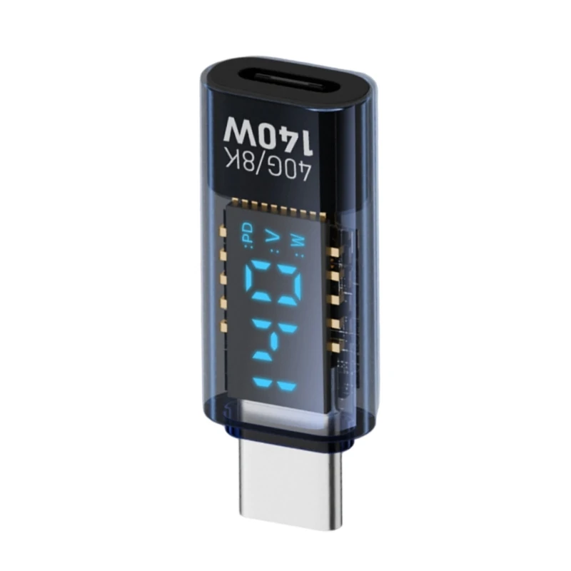 Digital Display USB C Extenders Adapter 140W Fast Charging 40Gbps Data Transfer Support for Smartphones,Tablets, Laptops