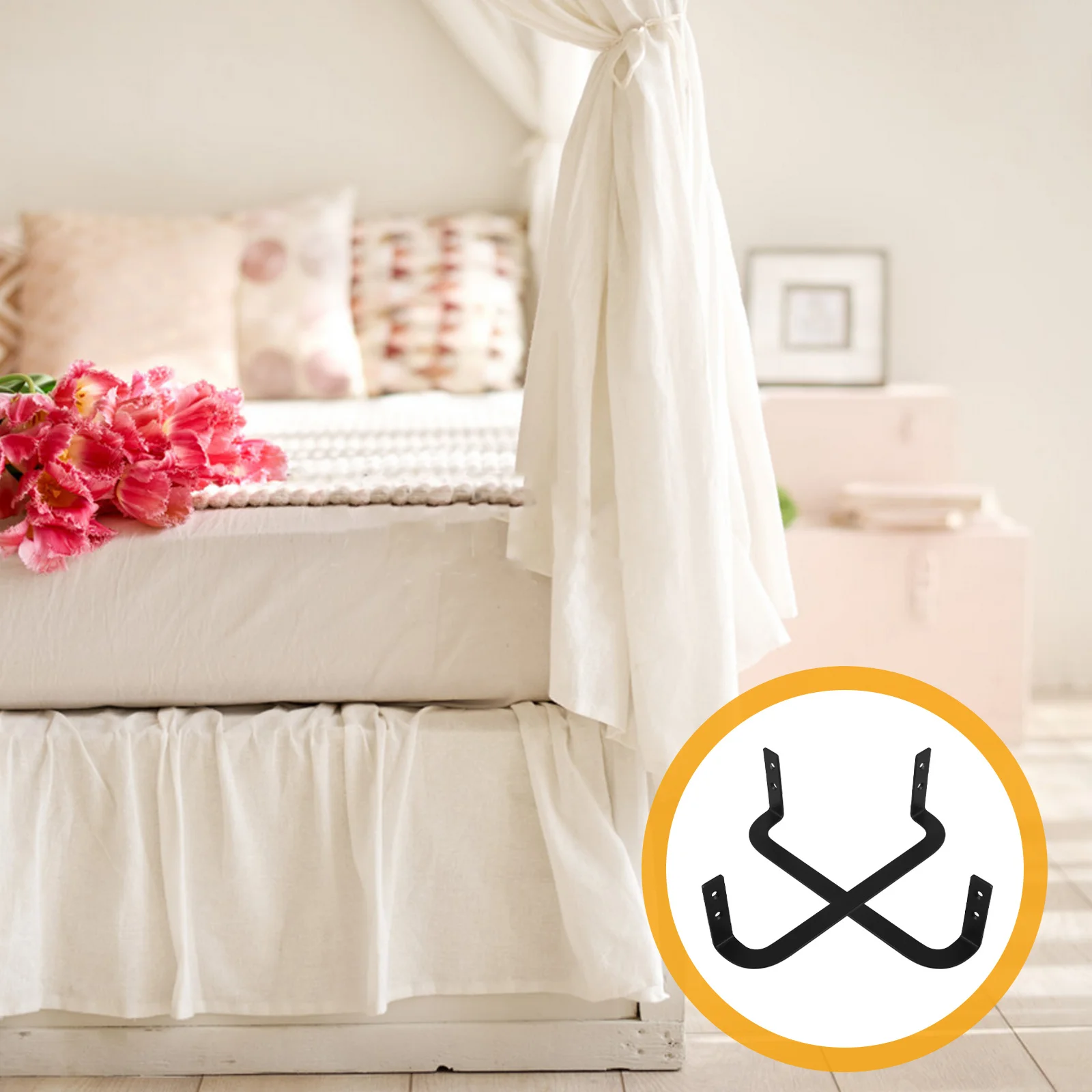 

1 Set Mattress Stopper Non-Slip Baffle For Bed Frame Metal Stabilizer Gripper Holder Mattress Retainer Bed Fixing Tool Furniture