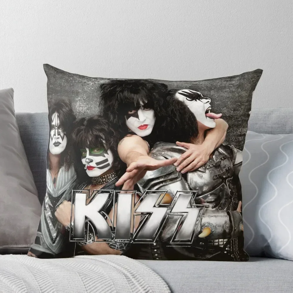 KISS grey look up close Throw Pillow Cushions For Children Decorative Cushions pillow