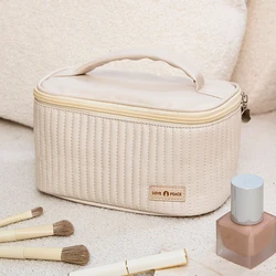 Makeup Organizer Bag and Storage, Portable PU Leather Pouch Toiletry Bag Make up Organizer, Cosmetic Bags for Women, Gifts