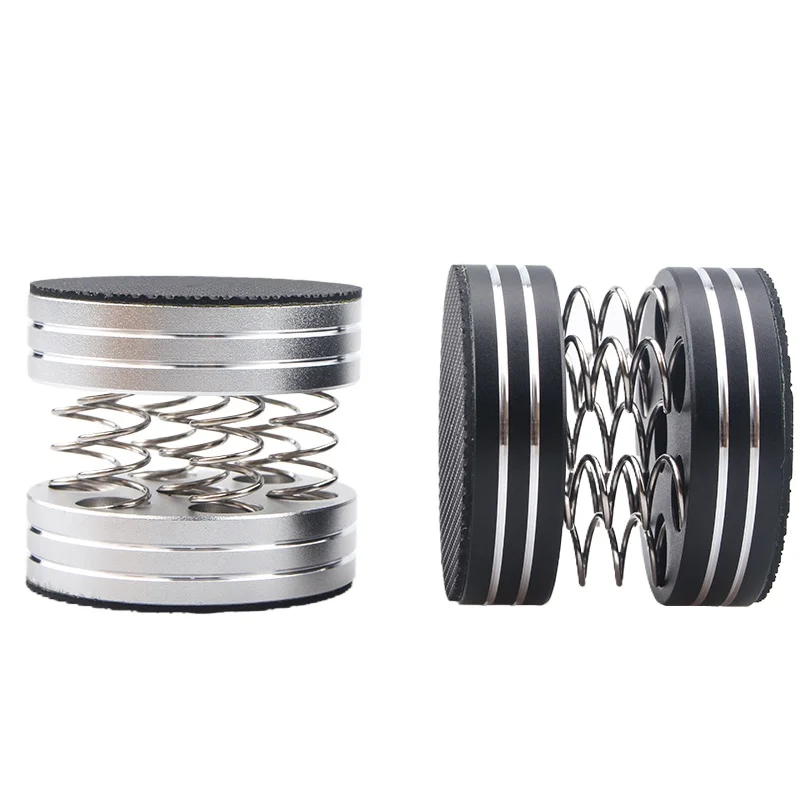 

4Pcs HiFi Audio Isolation Foot Pad Aluminum Alloy Spring Shock Absorption Speaker Spike Feet Nail