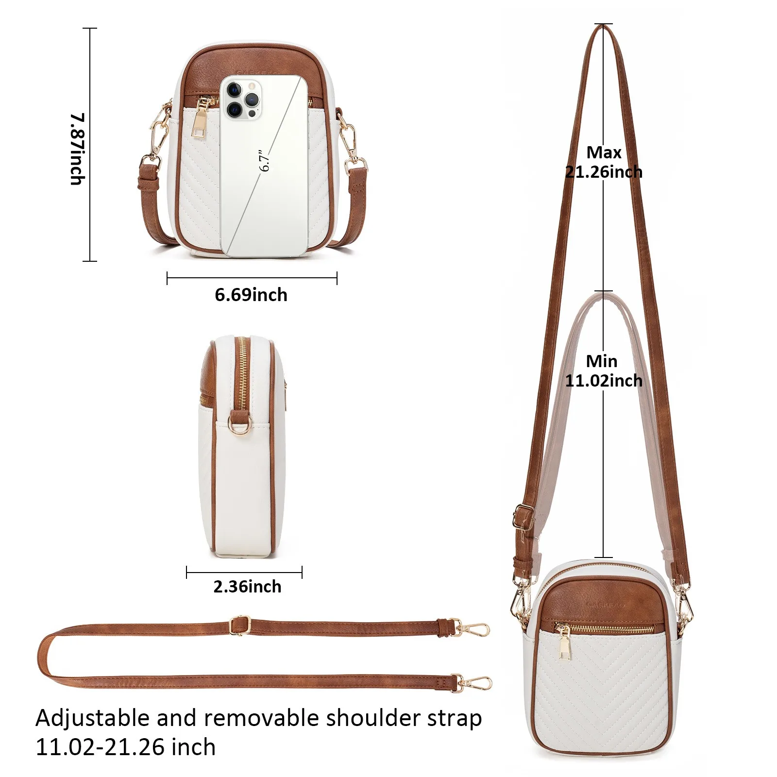 حقيبة كتف نسائية أنيقة مطرزة، حقيبة كتف واحدة متعددة الاستخدامات، حقيبة مربعة عصرية، حقيبة يد نسائية