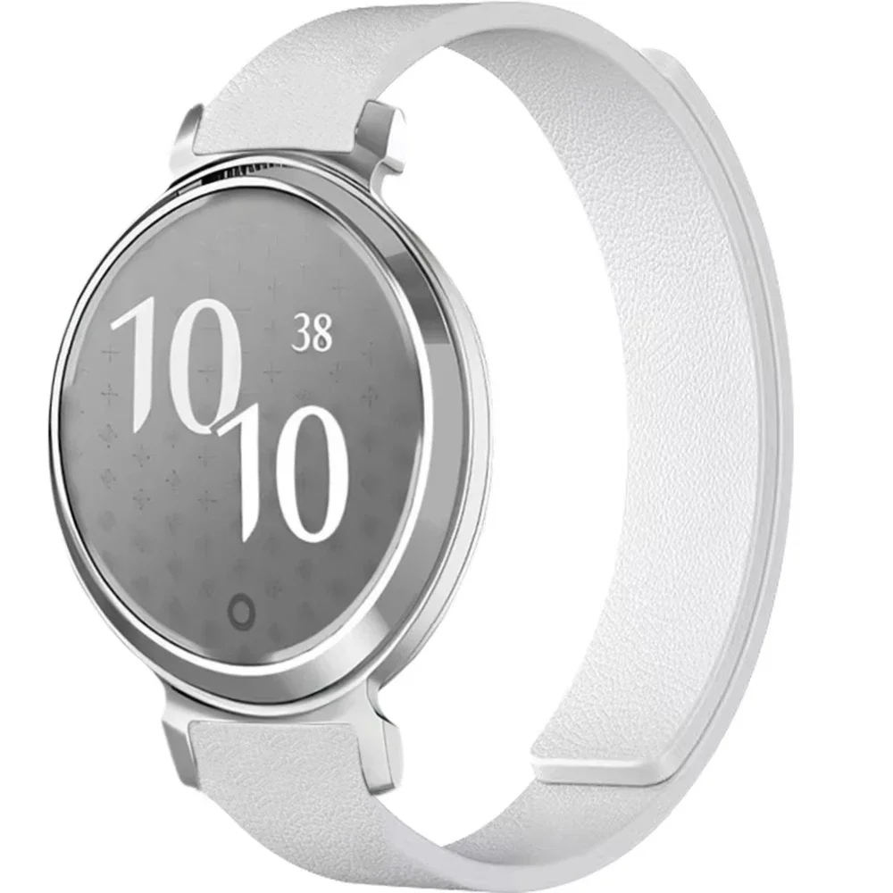 Bracelet à boucle en Silicone de 14mm pour Garmin Lily 2, Bracelet de sport magnétique à motifs litchi pour Bracelet de montre réglable Garmin