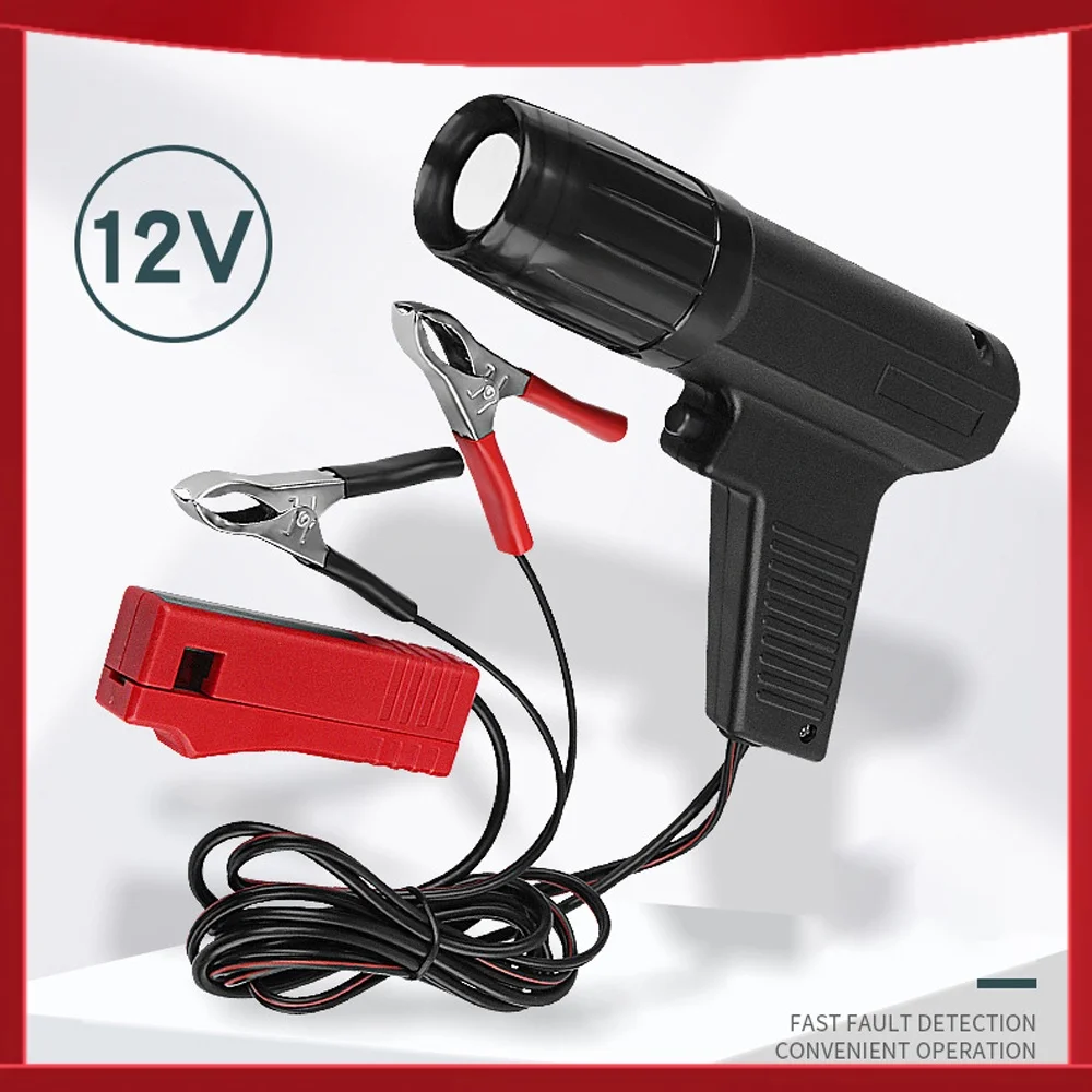 

Car Motorcycle Engine Repairing Ignition Timing Machine 12.0V Timing Inspection Light Quick Detection Tester Universal