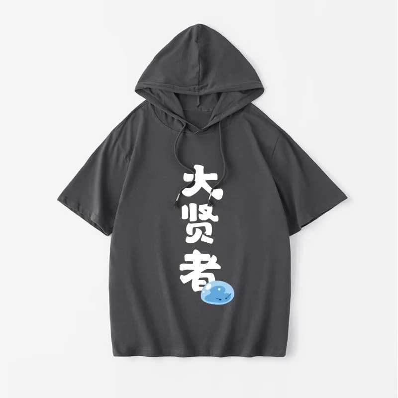 

Мужская и женская летняя одежда свободного кроя: футболка и худи из хлопка с принтом, прямой крой, повседневный стиль