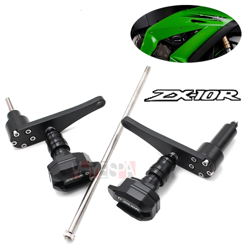 

Kawasaki Ninja ZX10R ZX-10R 2006 2007 Frame Slider Crash Protector CNC Aluminum Motorcycle Parts