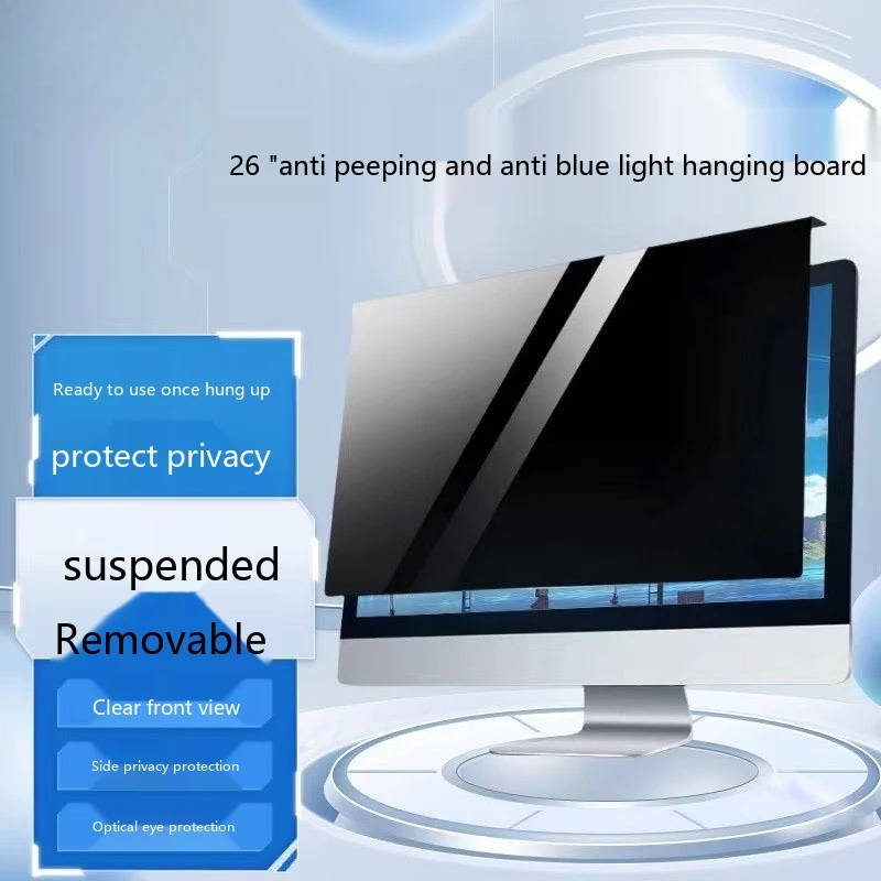 Hanging Privacy Screen Filter 12-34 Inch Anti Spy Blue Light Shield for Monitor Laptop Desktop