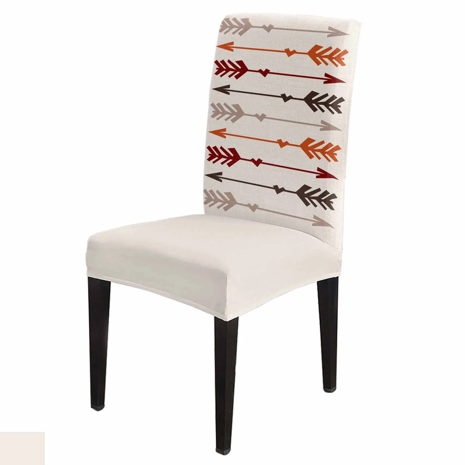 

Arrow Indian Retro Stretch Chair Cover Hotel Dining Room Banquet Wedding Party Elastic Seat Chair Covers