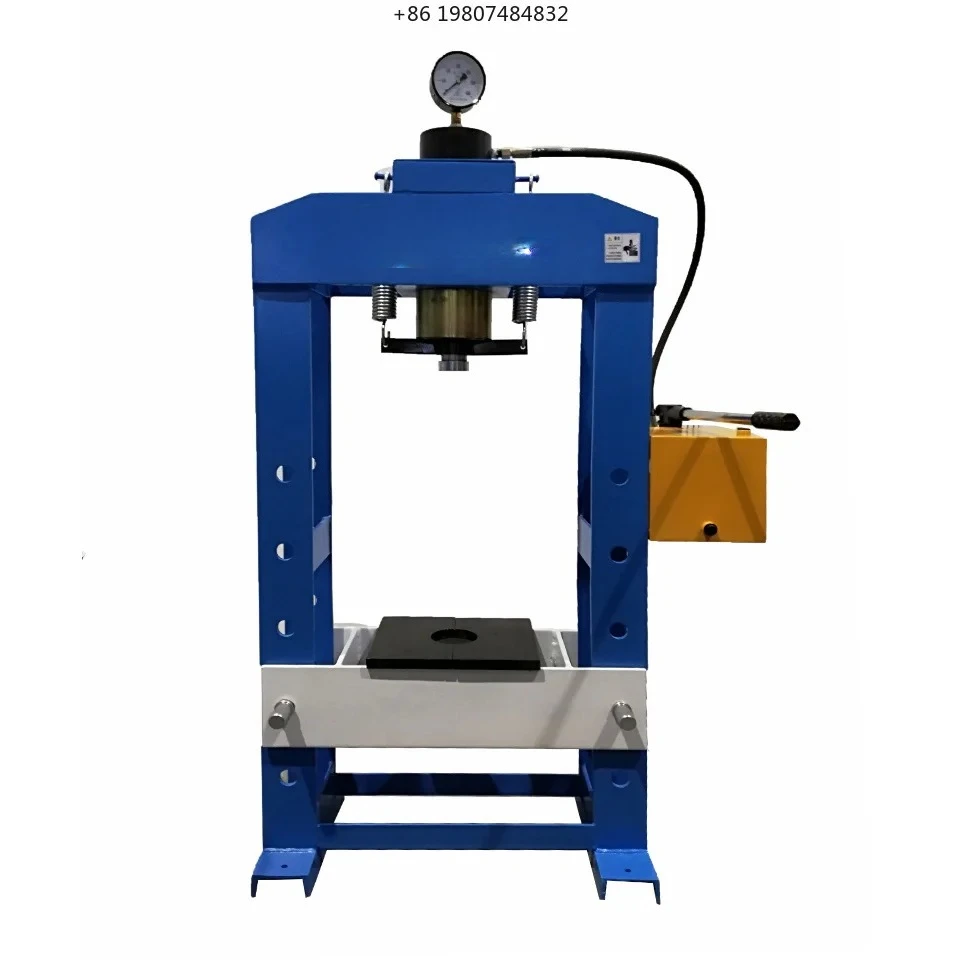 50t Manual Hydraulic Press, High Quality Workshop Press, Industrial Use, AliExpress Hot Sale Factory Direct