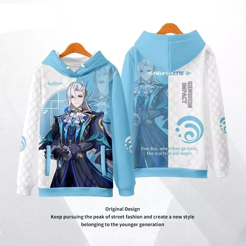 لعبة تأثير نيوفيليت هوديي نيوفيليت تأثيري حلي للجنسين ثلاثية الأبعاد مطبوعة الجمجمة مقنعين معطف الموضة لربيع الخريف