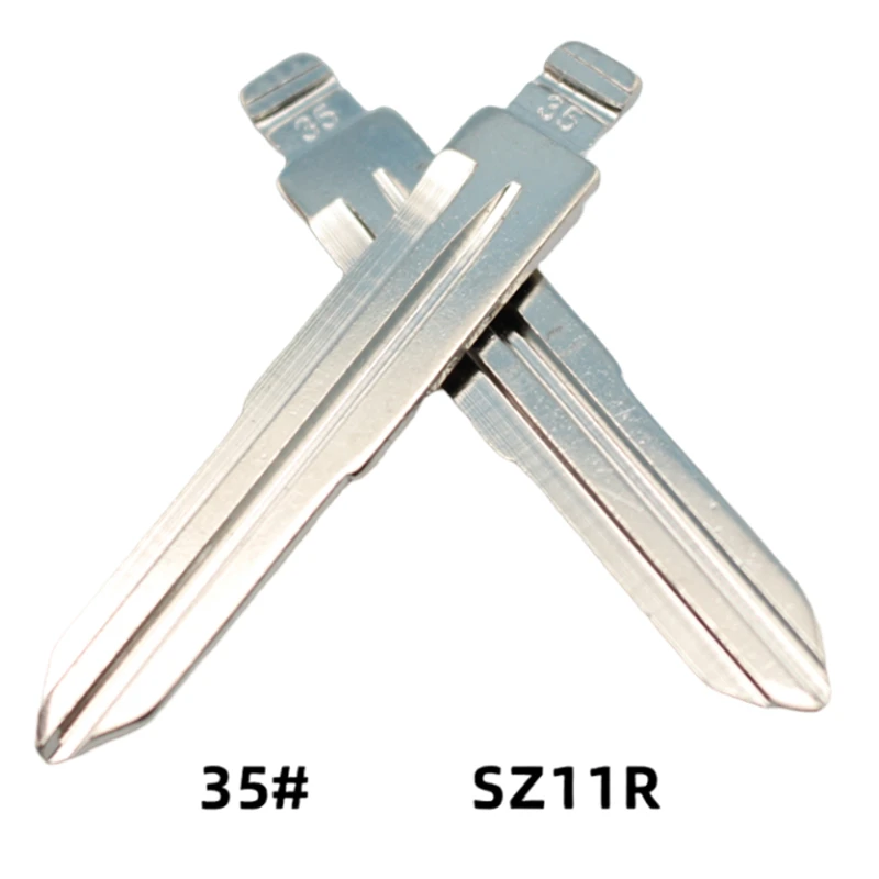 

10Pcs 35# SZ11R Car Flip Key Blade KD Remote Blank Key Blade For Suzuki Alto For KD KEYDIY Xhorse