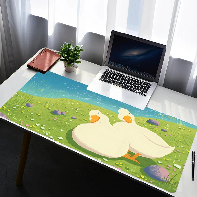 Mouse Pad PC Non Slip Rubber Cartoon Anime Mousepad Laptop Gamer Cabinet Keyboard Pad Office Computer Gaming Desk Duck Mouse Mat