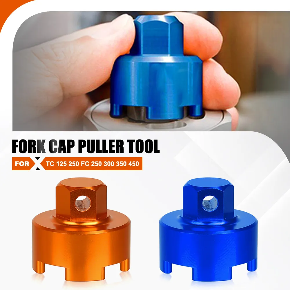 

TX300 FX 350-450 WP Front Fork Compression Valve Removal Tool for HUSQVARNA TC 125 250 FC 250 300 350 450 Fork Cap Puller Tools