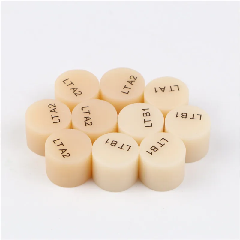 5PC Press Glass Ceramic Ingots Dental Press Disilicate Lithium Block