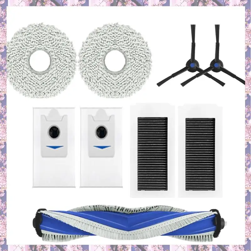 A59P New For Ecovacs Deebot X5 PRO Mop Dust Bag Mop Consumables Side Roller Brush Filter Elements Sweeping Robot Accessories
