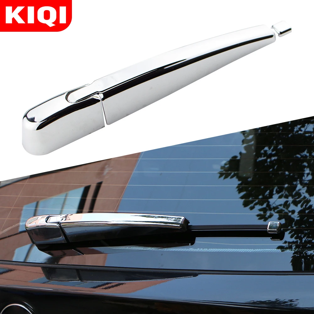 KIQI Car Rear Trunk Window Wiper Nozzle Cover Trim for BMW X3 G01 X4 G02 2018-2022 ABS Plastic Chrome Auto Accessories