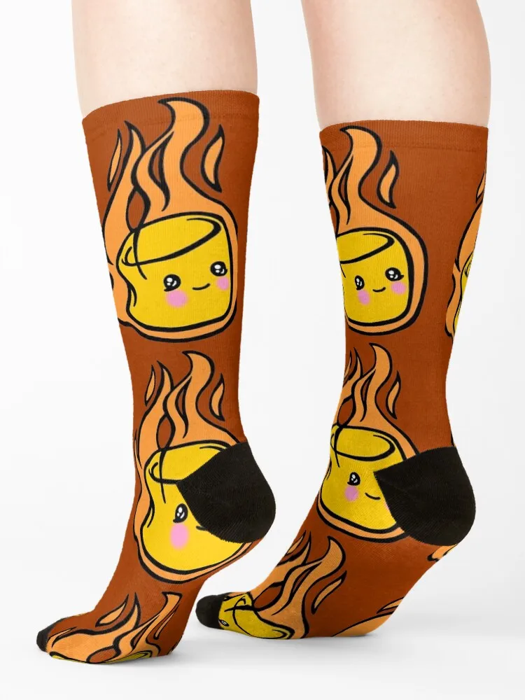 toasty marshmallow Socks crazy floral Soccer New year's Women's Socks Men's