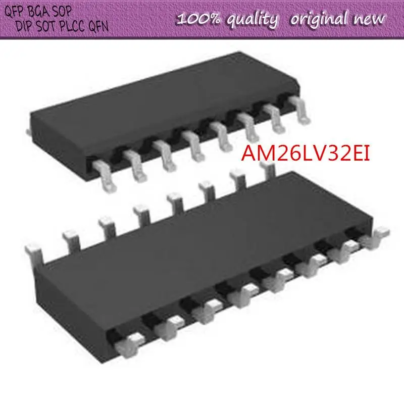 

NEW 10PCS/LOT AM26LV32EI AM26LV32EIDR AM26LV32E1 SOP-16