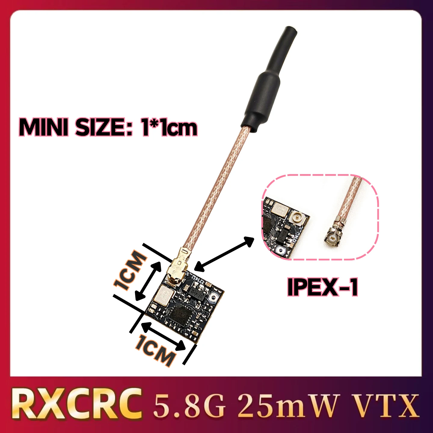 RXCRC 5.8GHz 48CH FPV 25mW アナロ - Receiver Rc Drone のレビューと価格