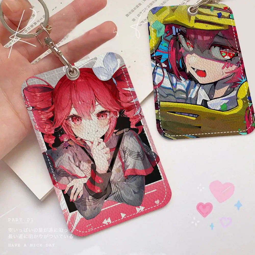 شعبية Vocaloid T-Teto لطيف فتاة الكرتون بطاقة المفاتيح أنيمي الأزياء قلادة حقيبة معرف بطاقة الباب حالة حافلة بطاقة هدية عيد ميلاد