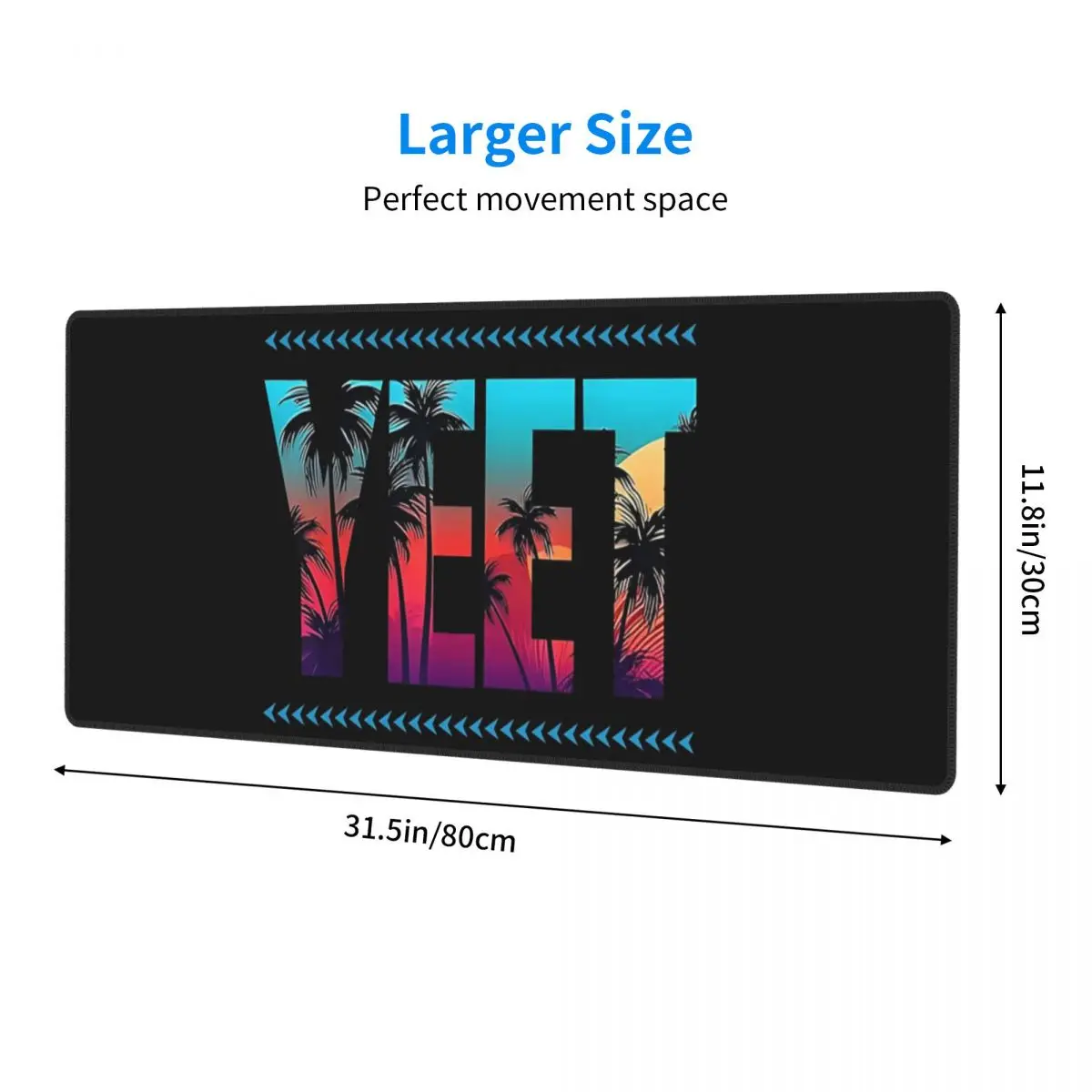 Large Mouse Pad Coconut Photo Jey Uso Yeet Gamer PC Laptop Mats Keyboard Carpet Computer Gaming Office Accessories Desk Mat