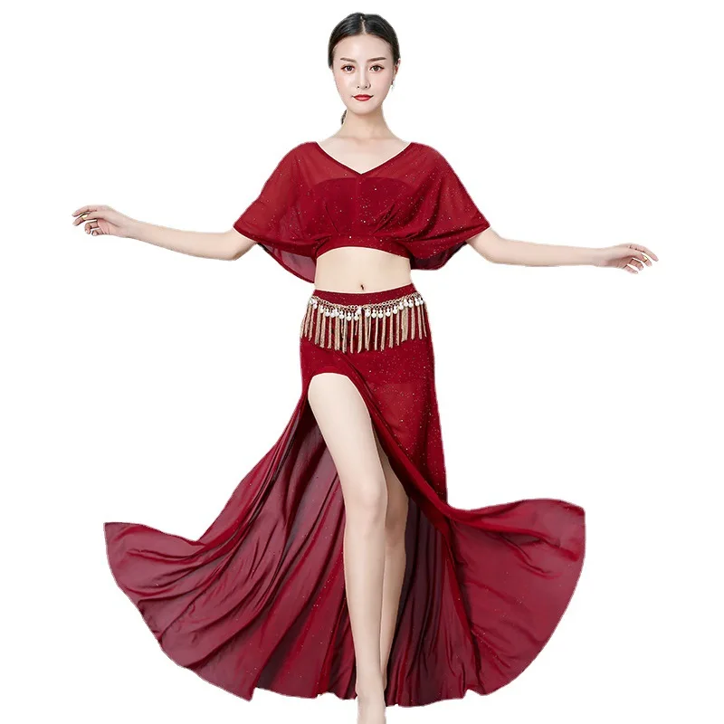 

Костюм для танца живота с юбкой и верхом