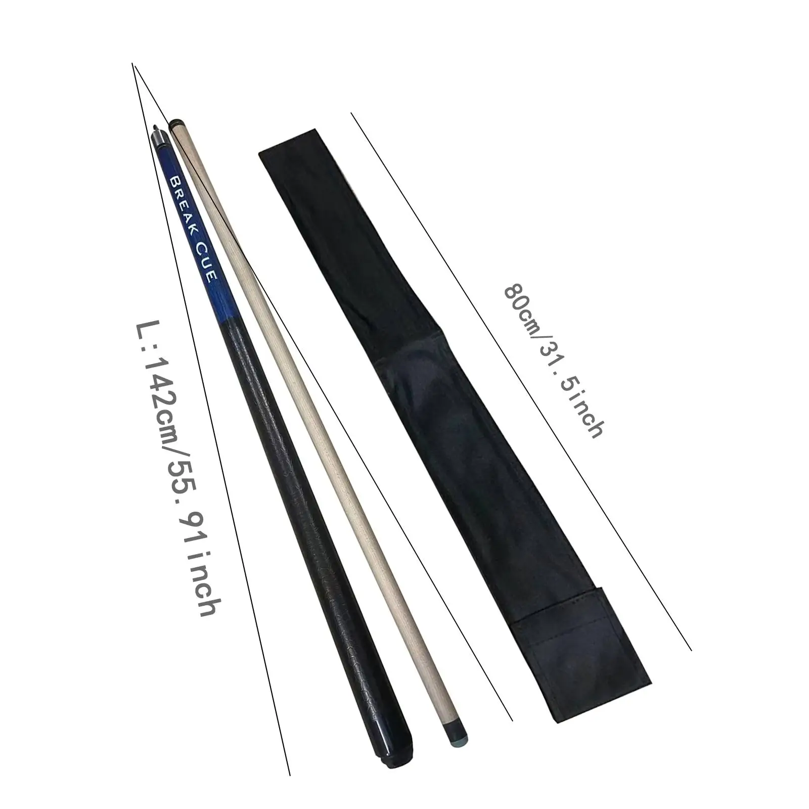 

Maple Billiard Pool Stick Wooden Billiard Cue Billiards Accessories Pool Cue for Pool Game Beginners Men Women Bar Starters