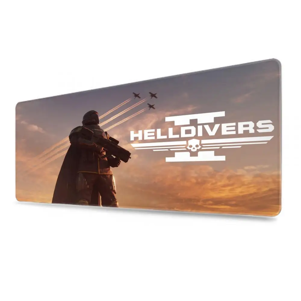 인기 게임 Helldivers 2 마우스 패드, 고무 마우스 패드, 대형 애니메이션 E 스포츠 게임 매트, MS 2 차원 대형 테이블 매트, 커스텀