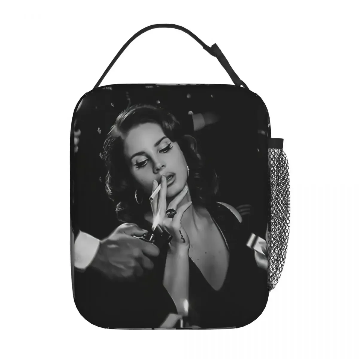 

The Smoke Lana Del Rey Insulated Lunch Bags Leakproof Meal Container Thermal Bag Tote Lunch Box School Travel Food Bag