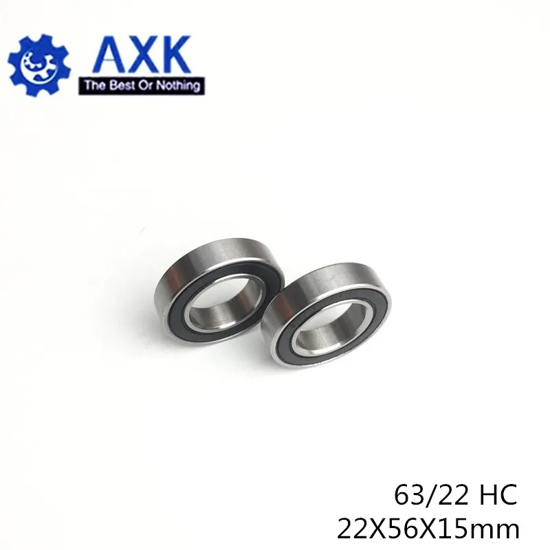 63/22 Hybrid Ceramic Bearing 22*56*15 mm ( 1PC ) Race Bike Front Rear Wheel 63 22 2RS LUU Hybrids Si3N4 Ball Bearings 63/22RS