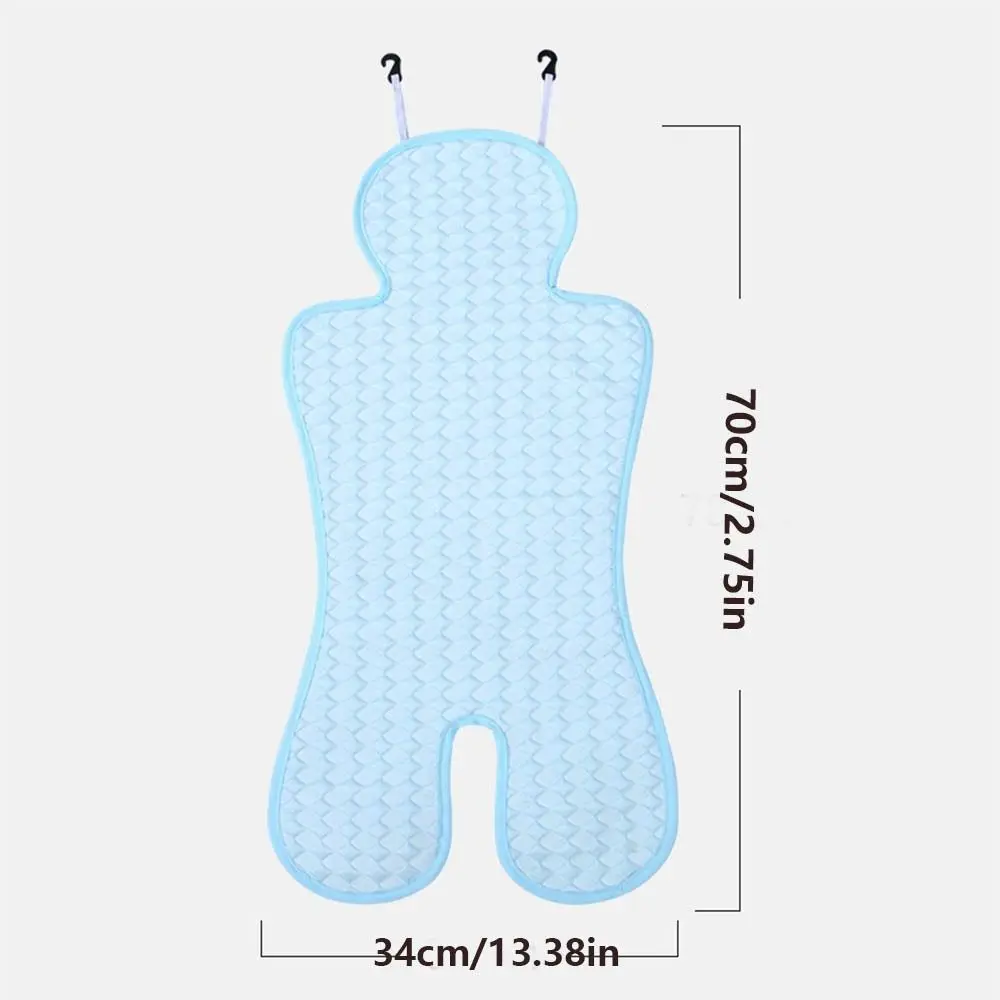 بطانة عربة الأطفال الرضع عربات الأطفال حصيرة التبريد تنفس مريحة عربة طفل وسادة عربة الوسادة بلون