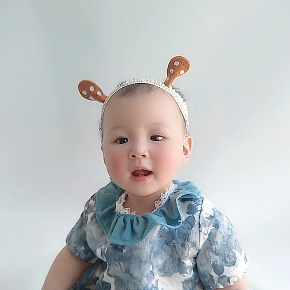 

Elastic Christmas Deer Horn Headband Comfortable Headscarf Cute Stretchy Hair Band for Parties