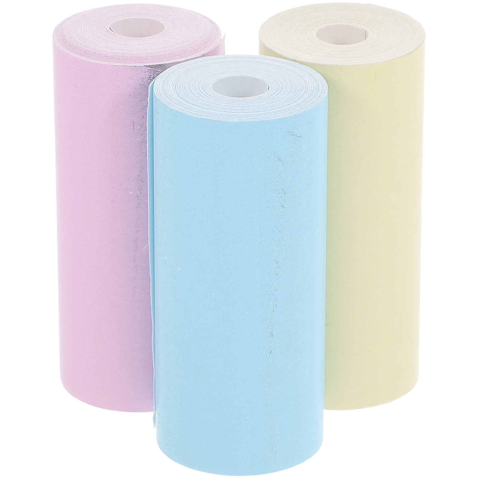 

3 Rolls Print Paper Labels Corrector Sticker Portable Adhesive Decals Correction Student