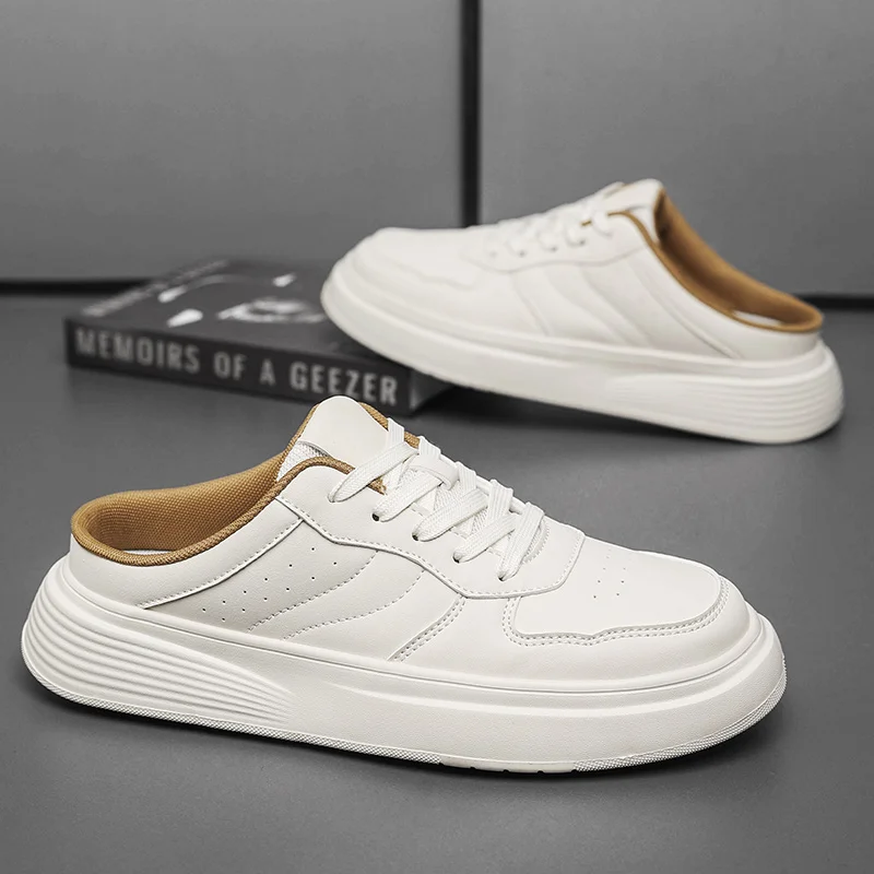 

Men's Slippers Summer Comfortable Non Slip Outdoor Fashion Slippers Large-size Outdoor Sports Half Slippers Sneakers Men