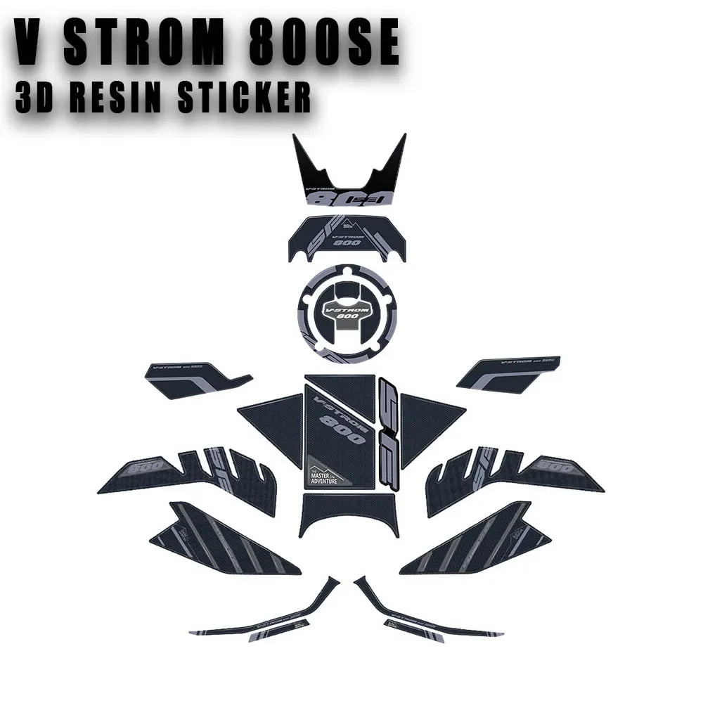 

Для V-Strom 800 SE 2023-2024 аксессуары для мотоциклов 3D наклейка из эпоксидной смолы защитный полный комплект