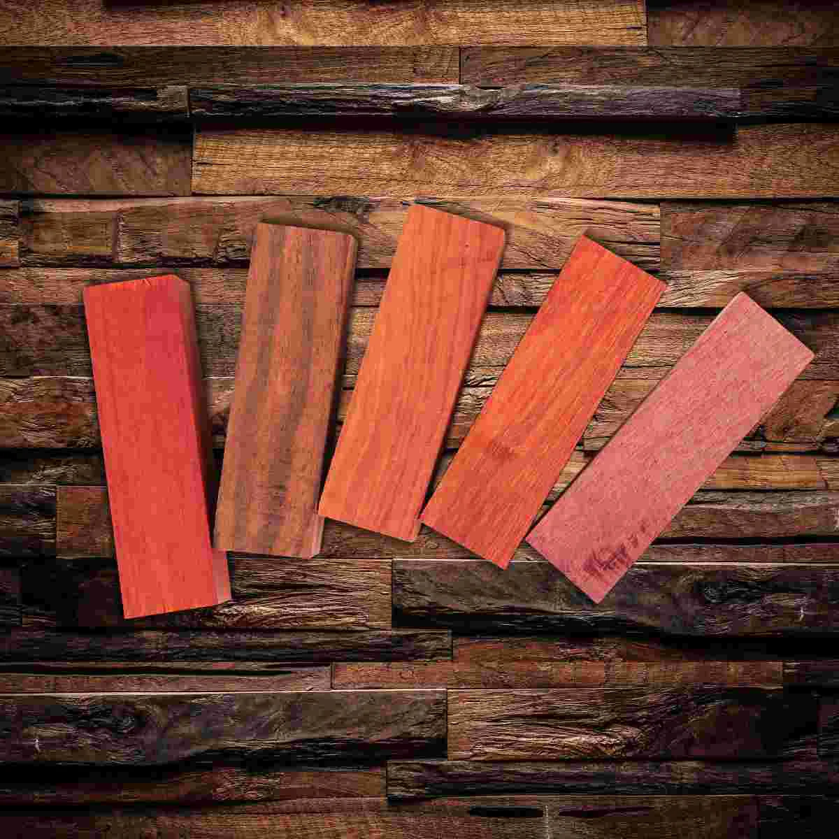 6pcs Handmade Wood Pen Blank Unfinished Ballpoint Fountain Pen Turning Timber Material Craft Block Natural Color Pattern