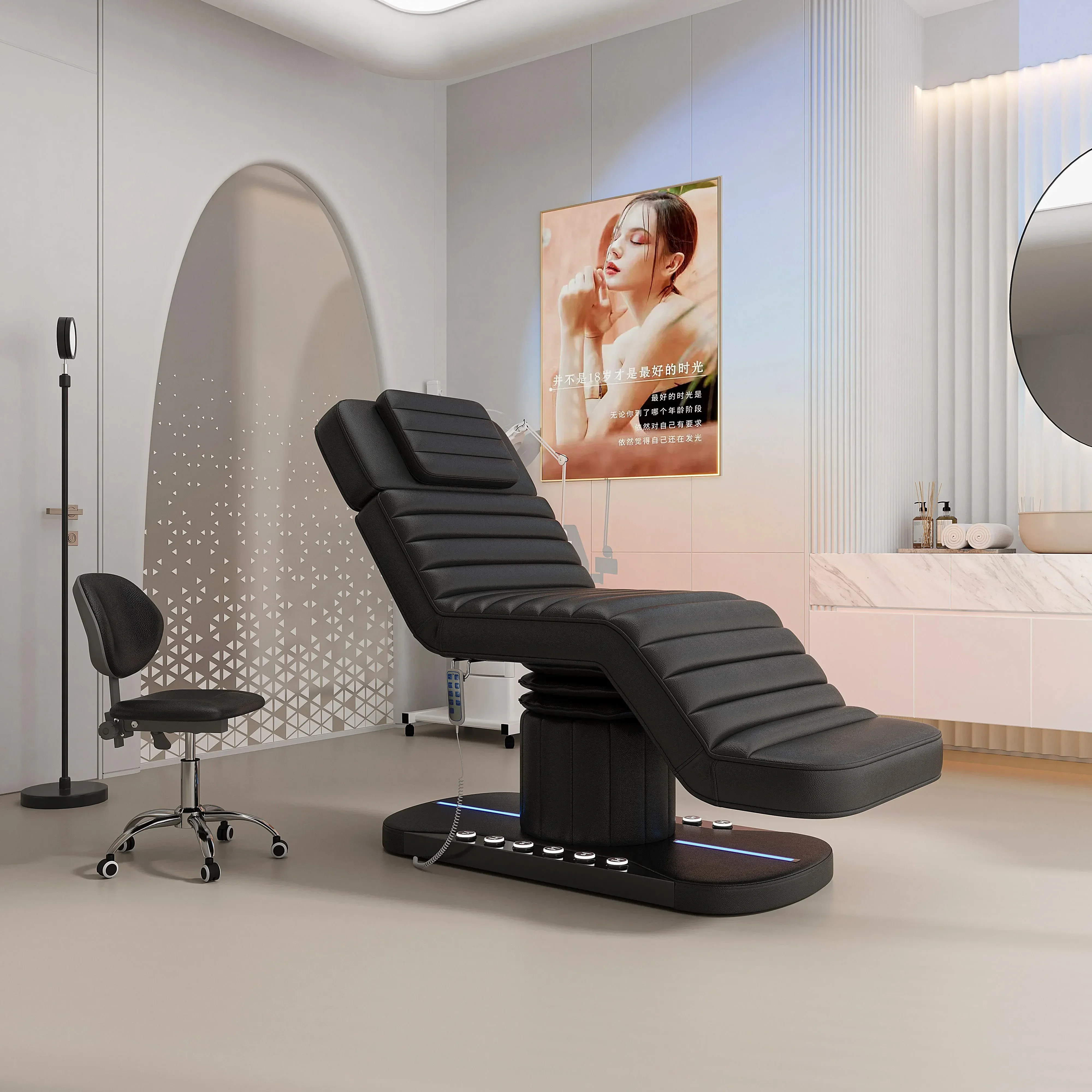 Electric beauty bed plastic surgery multi-functional lifting bed tattoo embroidery medical bed medical  beauty salon