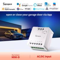 Sonoff MINI-D WiFi Garage Door Motor Motor Switch Dry Contact Smart Switches AC/DC Power Supply Support Alexa Google Apple Home