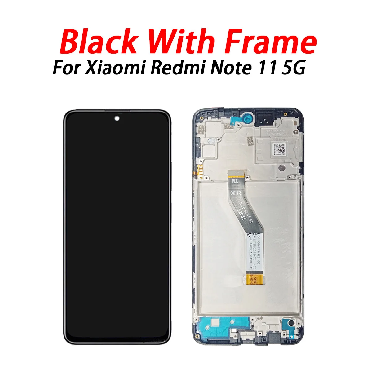 For Xiaomi Redmi Note 11 5G LCD Display Touch Screen Assembly Replacement,For Redmi Note 11 5G 21091116AC LCD Display