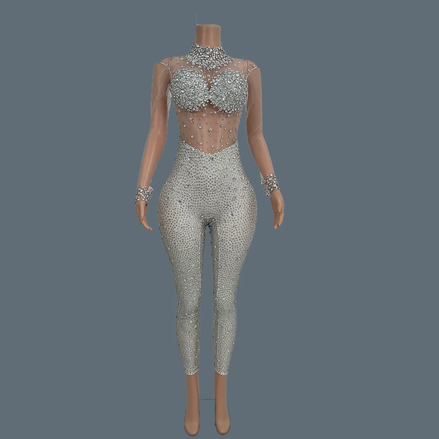 Combinaison Transparente en Maille pour Femme, Leggings en IQUE dex, Vêtements de Photographie de brev, Tenue de Soirée