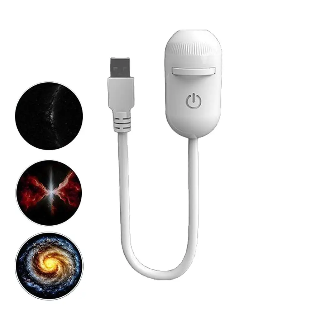 2-in-1 Mini Galaxy Sterrenprojector Nachtlampje LED Sterrenhemel Sfeerverlichting voor Slaapkamer Slaap & Decoratie LED Sfeerverlichting