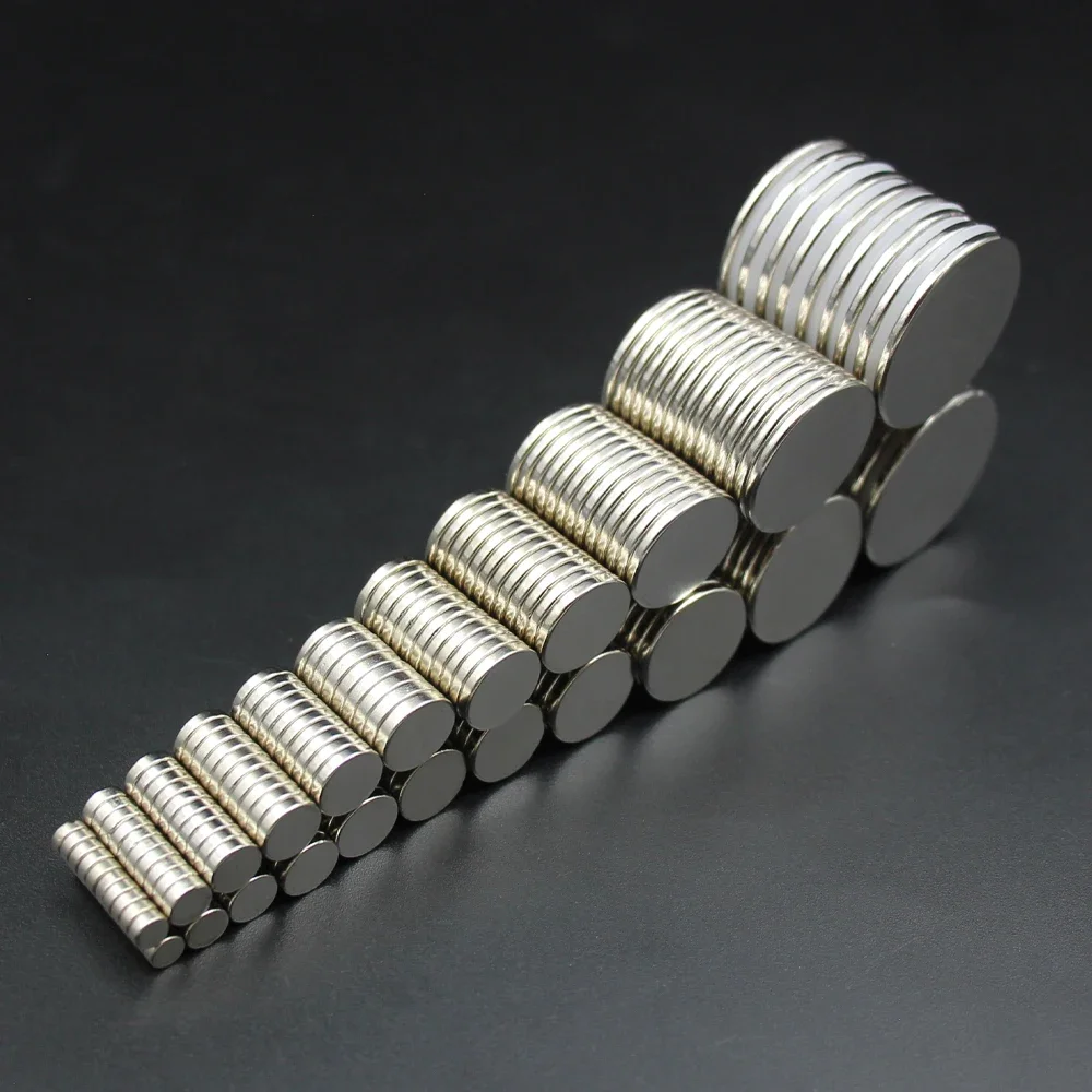 3X แม่เหล็ก N35 2/4X 2/5X 2/6x 2/8X 2/10x 2/12x 2/15X 2/20X 2/25x 2/30x2mm แผ่นดิสก์นีโอดิเมียมอันทรงพลัง NdFeB