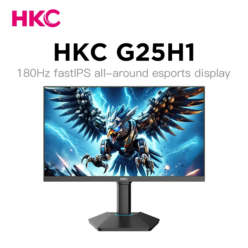 

HKC G25H1 24.5" 200Hz Fast IPS Gaming Monitor - 1ms Response, 95% DCI-P3, HDR400, FreeSync/G-Sync Compatible