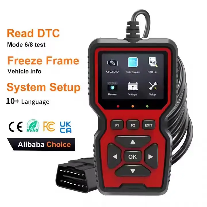 

V519 Custom Universal Car OBD II Scanner OBD2 Tester Diagnostic Instrument