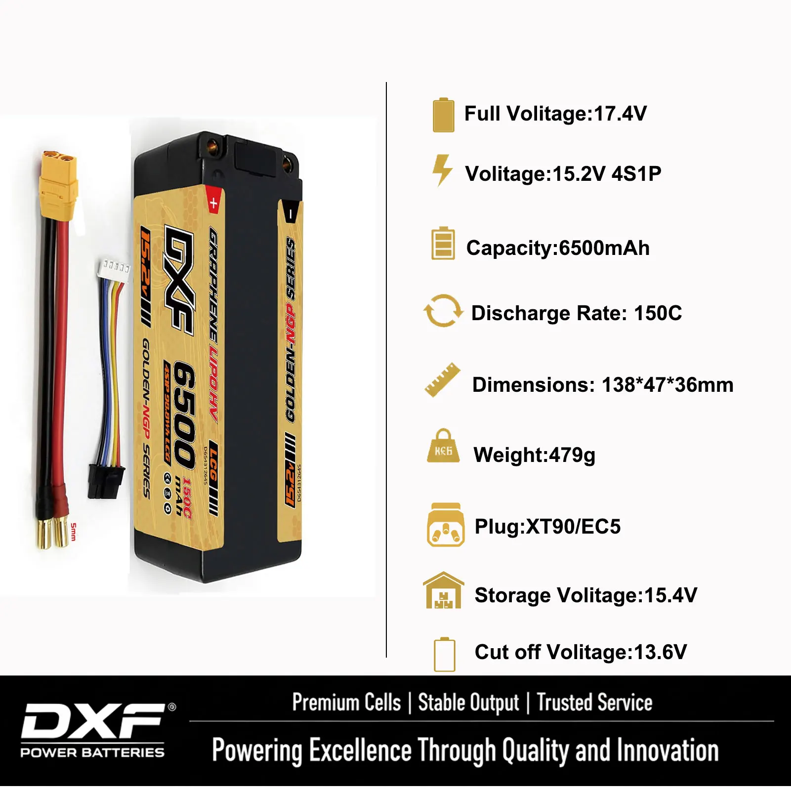 DXF Battery Lipo 2s 3s 4s LCG ULCG Shorty HV EFRA NGP 4400mAh 4800mAh 5200mAh 6300mAh 7000mAh 8000mAh 8400mAh 9200mAh 10000mAh